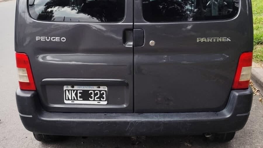 Peugeot Partner HDI 1.6 · 2014: Vista trasera